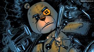 The song also created a controversy when coolio claimed that comedy musician weird al yankovic had not asked for permission to make his parody of gangsta's paradise, titled amish paradise. Download Wallpaper For 2560x1080 Resolution Gangster Teddy Bear Pins Rain Hd Anime Wallpaper Better