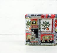 Vintage Tea Box: Chinese Green Tea Tin, Home Decor (4.33 ...