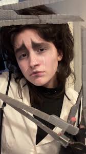 DIY Tim Burton Character Halloween Costume Idea