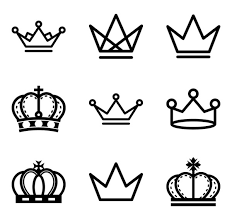 2 714 Free Vector Icons Of Royal Crown Small Crown Tattoo Crown Drawing Simple Crown Tattoo