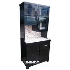 Harga rak piring dapur minimalis terbaru 2019 bahan bangunan harga rak piring salah satu jenis rak piring yang banyak dicari pada saat ini adalah jenis rak piring minimalis harga rak piring minimalis ini beragam seusia dengan desain dan juga ukurannya biasanya rak piring memiliki. Jual Lemari Dapur Rak Piring Kayu Kitchen Set 2 Pintu Hitam Kota Tangerang Unindo Tokopedia