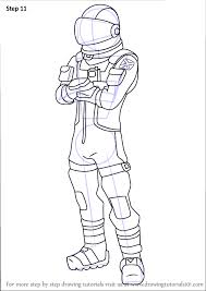 This character was added at fortnite battle royale on 22 february 2018 (chapter 1 season 3 patch 3.0.0). Learn How To Draw Dark Voyager From Fortnite Fortnite Step By Step Drawing Tutorials
