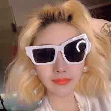 Nieuwigheid Party Zonnebril Asymmetrische Trendy Eyewear Zonnebril Voor  Meisjes Festival Hip Hop Dance Pool Party Kostuum Decoratie