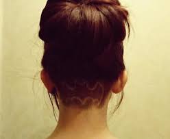 Batman Symbol In Undercut Edgy Hair High Fashion Hair Undercut Long Hair