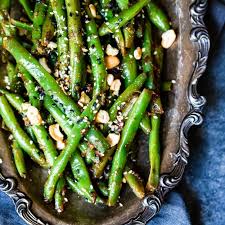 Saucy Stovetop Thai Green Beans Ambitious Kitchen Recipe Green Beans Thai Green Beans Easy Peanut Sauce