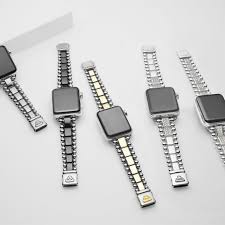 Apple watch 5 4 3 band 44mm military white/black large iwatch sport nike+ series. Lagos Releases Very Fancy Apple Watch Bracelet