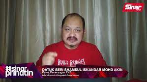 Mr shamsul was commenting on. Covid 19 Ini Pesanan Khas Ketua Penerangan Pkr Datuk Seri Shamsul Iskandar Mohd Akin Video Dailymotion