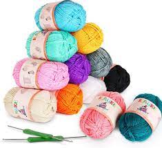 When you're purling, the yarn is held in front. Ilauke Knitting Yarn Cotton Yarn For Crocheting Amazon De