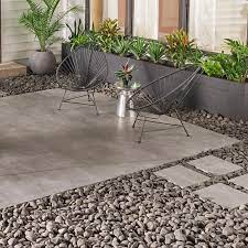 Msi 16 In X 16 In X 0 79 In Square Porto Anthracite Gray Porcelain Paver Tile 1 77 Sq Ft Lhdpavnporant16 The Home Depot Patio Flooring Backyard Backyard Ideas For Small Yards