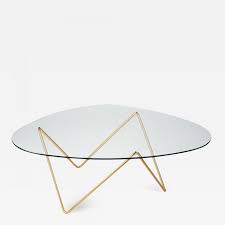 Shop for gubi moon coffee table at 2modern. F J Barba Corsini Barba Corsini Pedrera Coffee Table In Brass For Gubi