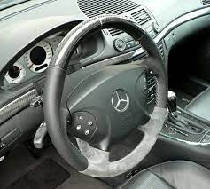 $50 additional charge stitching color can be black or dark gray W211 E Class E55 Amg Steering Wheel Thick