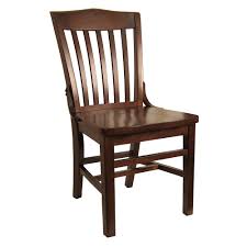 Check spelling or type a new query. H D Commercial Seating 8235 Dining Chair W Vertical Back Solid Wood Seat Dark Walnut Frame