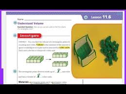 Mathematics gse grade 5 unit 5: Go Math 5th Grade Lesson 11 6 Understand Volume