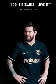 The spaceship that delivered him to planet earth? Lionel Messi I Do It Because I Love It Quote With Quotes By Lionel Messi Fc Barcelona Soccer Laliga Notebooks Journals Lionel Messi Blank Pages
