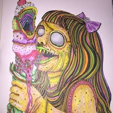Tricks and treats coloring book hit #1 hot new release on amazon (sept. Beauty Of Horror