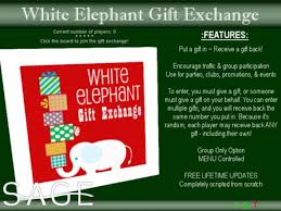 White elephant game variation ideas. Second Life Marketplace White Elephant Gift Exchange Board Fun Holiday Party Event Game