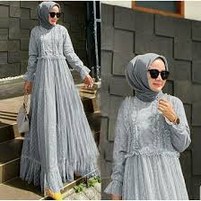 34 trend baju thn 2021, gaya terbaru! Baju Gamis Muslim Terbaru 2021 Model Baju Pesta Wanita Kekinian Bahan Chiffon Kekinian Gaun Remaja Shopee Indonesia