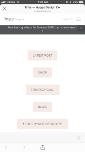 In areas where you can type text, you can select a word or group of words and click the link icon to turn the selection into a link. Squarespace Linktree Hack Hyggedesign Co