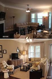 Long, narrow living rooms (or family rooms) can be a chore to lay out and decorate, not to mention live in. Arranging Furniture With A Corner Fireplace Brooklyn Berry Designs