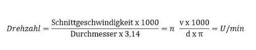 Schnittdatenrechner und rechenformel mit fräserdurchmesser, fräserdrehzahl und materialkennwerten. Schnittgeschwindigkeit Beim Bohren Gewindeaufschneider Gsr Blog