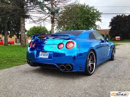 Nissan Gt R In Blue Chrome Nissan Gtr Nissan Gt Nissan Gt R