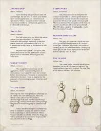 Curse Of Strahd Potions Dungeons And Dragons Homebrew D D Dungeons And Dragons Dnd Dragons