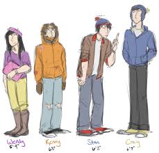 Ask Stan And Kyle Heres A Handy Height Chart Of