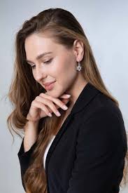 Buy Textured Star Of David Chai Long Clasp Earrings Silver by Marina  Jewelry