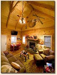 White River Tree House Mountain View Arkansas Living Room Warm Vaulted Ceiling Living Room Cabins And Cottages