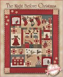 The Night Before Christmas Pattern Kerst Quilten Applique Quilts Quiltbenodigheden