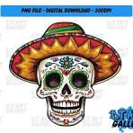 Sugar skull sombrero - Etsy België