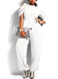 Pair it with a pair of heels to dress up the look. Plus Size One Piece Outfit Shop Clothing Shoes Online