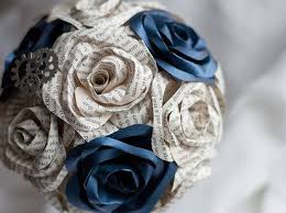 You can choose from floral leaves, flowers, carnations, or even tulips. How To Have The Ultimate Doctor Who Wedding Experience Doctor Who Wedding Book Themed Wedding Paper Flowers Wedding