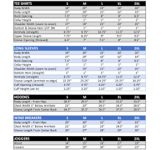 Size Chart Illiminate