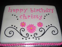 21st Birthday Sheet Cake Ideas Happy Birthday Christy Birthday Cakes Birthday Sheet Cakes Birthday Cake For Women Simple Cake Decorating