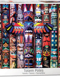 Totem's main values are objectivity and transparency, to enable the players in the belgian construction sector (architects, design offices, contractors, owners, promoters, public authorities, etc.) to identify and limit the potential environmental impacts of buildings from the earliest stages of the design process. Eurographics Canadian Totem Poles 1000pc Monkey Mountain Toys Games