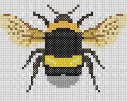 Free bumble bee cross stitch patterns. Bumble Bee Cross Stitch Pdf Pattern Stickstiche Moderner Kreuzstich Kreuzstich Tiere
