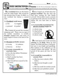 As an example of how cer can support reading and understanding texts, i asked my students to read a recent article on how. Fun Ish Multiple Choice Text Evidence Worksheet With Nonsense Words
