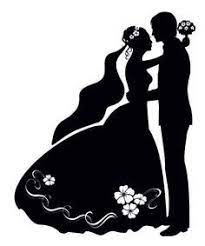 Svadebnye Siluety Foto 3 Maries Dessin Image Mariage Carte Mariage