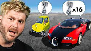1-Cylinder Car vs 16-Cylinder Car