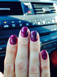 Plum Gel Polish Winter Fall Color Love Nail Color Nail Colors Love Nails Short Nail Designs Cirque colors velvetine slate shimmer nail polish.