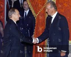 RUSSIAN PRESIDENT PUTIN GREETED ...