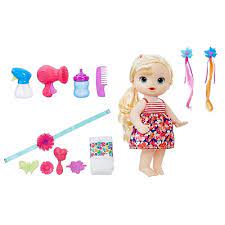 Baby Alive Blonde Cute Hairstyles Baby By Hasbro Baby Doll Accessories Realistic Baby Dolls Baby Alive