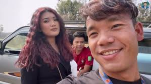 Actress Esther le Bem Touthang umchan ve a kachi kit tai😂 Lunglai a  Official music video shooting ❤️