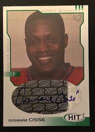 OUSMANE CISSE AUTHENTIC ROOKIE CERTIFIED SIGNED AUTOGRAPHED CARD DENVER
