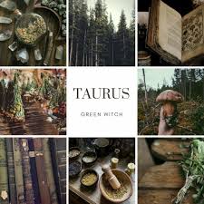 Taurus Green Forest Witch Taurus Art Green Witch Astrology Taurus