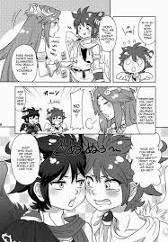 Kid Icarus Comic Pit And Big Stomach Kid Icarus Dark Pit Kid Icarus Kid Icarus Uprising