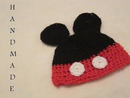 كروشيه طاقية ميكي ماوس للبيبي خطوة بخطوة handmade crochet youtube crochet crochet hats handmade crochet