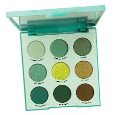Colourpop Just My Luck Eyeshadow Palette Swatches Green Eyeshadow Colourpop Just My Luck