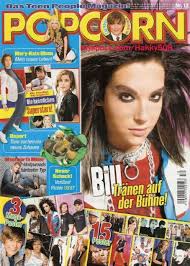 Album humanoid this october, the european superstars seem poised to finally break into. Bill Kaulitz Popcorn Magazine January 2007 Cover Photo Germany